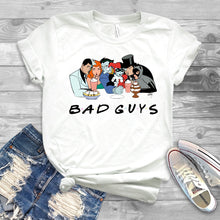 Load image into Gallery viewer, The Gotham Bad Guys T-Shirt Funny Cat Woman Harley-Quinn Graphic Tee Cool Hipster Top Bad Friends Tee Shirts
