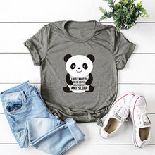 Load image into Gallery viewer, JFUNCY Plus Size Women Tshirts Cute Panda Summer 100% Cotton T-shirts Women Casual Tshirt Funny Harajuku Graphic Tee Female Tops
