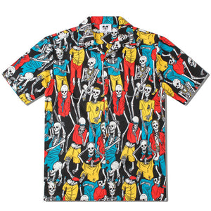 OSCN7 2019 Casual Printed Short Sleeve Shirt Men Street Summer Hawaii Beach Women Short Sleeve Shirts Harujuku Mens CS005