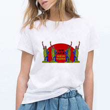 Load image into Gallery viewer, High Quality Fashion AM Coffee PM Red Wine Printing T Shirts Women Fashion Harajuku Trendy Tshirt Cute Loose Gym Cool Ropa Mujer

