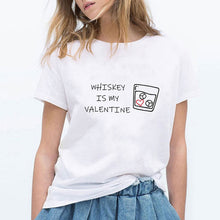 Load image into Gallery viewer, High Quality Fashion AM Coffee PM Red Wine Printing T Shirts Women Fashion Harajuku Trendy Tshirt Cute Loose Gym Cool Ropa Mujer
