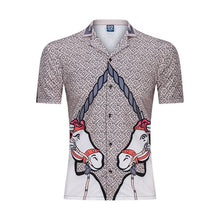 Load image into Gallery viewer, New 3D Men Beach Casual Shirt Printed Summer Short Sleeve Loose Streetwear Fashion Gym Sportwear Hip Hop Camisa Male Blouse 2020
