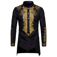 Load image into Gallery viewer, Dashiki Shirt Men Fashion Africa Clothing Long Pullovers African Dress Clothes Hip Hop Robe Africaine Casual World Apparel
