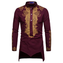 Load image into Gallery viewer, Dashiki Shirt Men Fashion Africa Clothing Long Pullovers African Dress Clothes Hip Hop Robe Africaine Casual World Apparel
