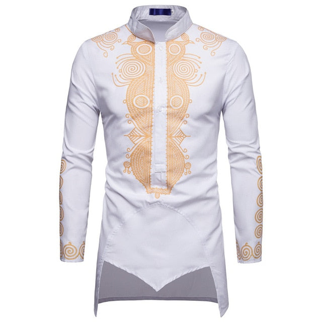 Dashiki Shirt Men Fashion Africa Clothing Long Pullovers African Dress Clothes Hip Hop Robe Africaine Casual World Apparel