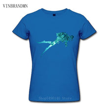 Load image into Gallery viewer, 2020 Hipster Diver Design T-Shirt Sea Snorkeling Diving 100% Cotton T Shirt Women Classic Dive Short Sleeves Cool Tees Camisetas
