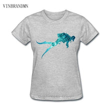 Load image into Gallery viewer, 2020 Hipster Diver Design T-Shirt Sea Snorkeling Diving 100% Cotton T Shirt Women Classic Dive Short Sleeves Cool Tees Camisetas
