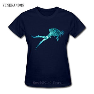 2020 Hipster Diver Design T-Shirt Sea Snorkeling Diving 100% Cotton T Shirt Women Classic Dive Short Sleeves Cool Tees Camisetas