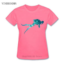 Load image into Gallery viewer, 2020 Hipster Diver Design T-Shirt Sea Snorkeling Diving 100% Cotton T Shirt Women Classic Dive Short Sleeves Cool Tees Camisetas
