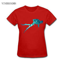 Load image into Gallery viewer, 2020 Hipster Diver Design T-Shirt Sea Snorkeling Diving 100% Cotton T Shirt Women Classic Dive Short Sleeves Cool Tees Camisetas

