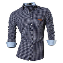 Load image into Gallery viewer, Jeansian Men&#39;s Casual Dress Shirts Fashion Desinger Stylish Long Sleeve Slim Fit 8371 WineRed
