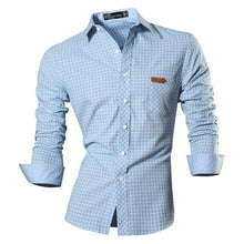 Load image into Gallery viewer, Jeansian Men&#39;s Casual Dress Shirts Fashion Desinger Stylish Long Sleeve Slim Fit 8371 WineRed
