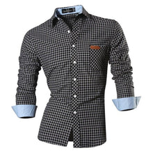 Load image into Gallery viewer, Jeansian Men&#39;s Casual Dress Shirts Fashion Desinger Stylish Long Sleeve Slim Fit 8371 WineRed
