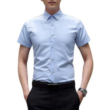 Load image into Gallery viewer, New Men&#39;s Shirt Long Sleeve Casual Shirts Men Dress Slim Solid Business Dress Shirt Spring Autumn Men&#39;s Dress Shirt With Button
