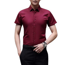 Load image into Gallery viewer, New Men&#39;s Shirt Long Sleeve Casual Shirts Men Dress Slim Solid Business Dress Shirt Spring Autumn Men&#39;s Dress Shirt With Button
