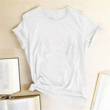 Load image into Gallery viewer, Hillbilly Funny Skull Punk T Shirt Women Fashion Casual Short Sleeve Sun Flowers Tshirts Chemise Femme Tops Mujer Verano 2019
